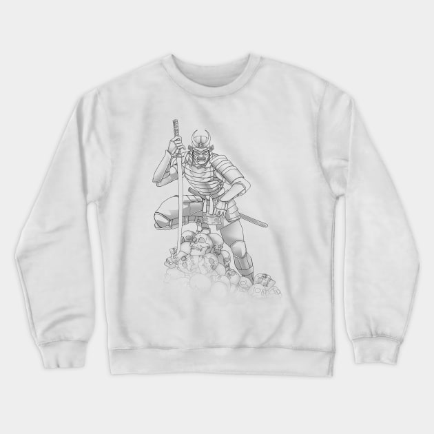 Samurai Skulls Crewneck Sweatshirt by CoolDojoBro